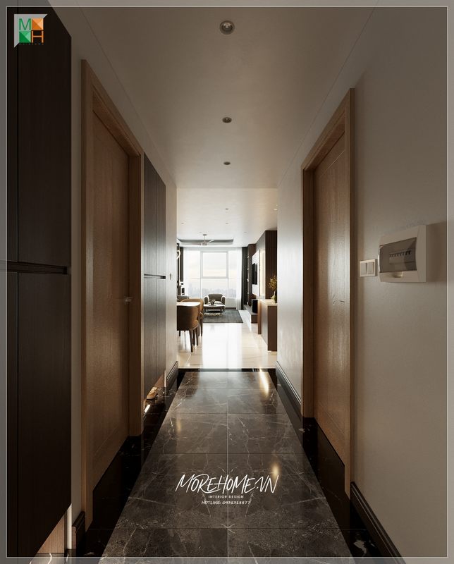 Cửa 1 cánh gỗ công nghiệp thông phòng hiện đại với công năng sử dụng tốt, có độ bền cao